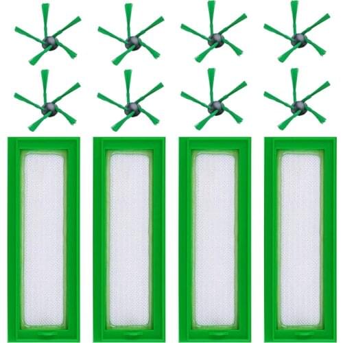 Replacement Parts Brush Filter Side Brushes Spare Parts for Vorwerk Kobold VR200 Robot Vacuum Cleaner Accessories