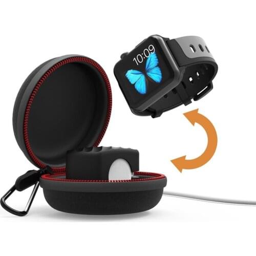 Protective Bag Pouch Case For Apple Watch Silicone Bracket For Apple Watch Series 1/2/3 Winding Charging Base Storage Box