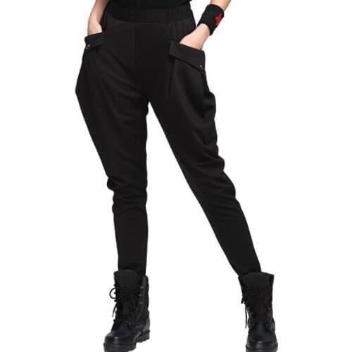 Autumn Women Harem Pants Elastic Waist Trousers Womens Girls plus size Sweatpants Casual Hip Hop Haroun Pants Fashion XXXXL