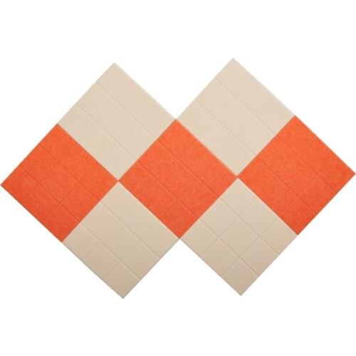 Polyester sound-absorbing board color nine-palace grid soundproof wall panel acoustic sticker isolator room noise absorption