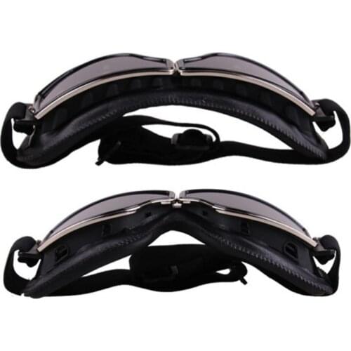 40%HOT Unisex Vintage Motorcycle Motorbike Windproof Dustproof Pilot Goggles for