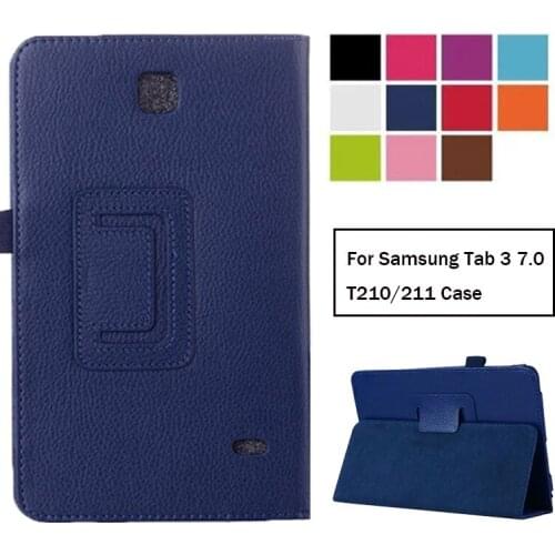 Case For Samsung Galaxy Tab 3 7.0 T210 T211 Leather case Cover For Samsung Tab3 7.0 SM-T210 SM-T211 Case
