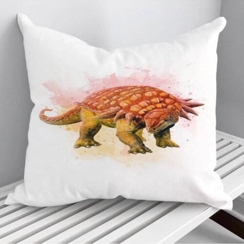 Ankylosaurus dinosaur Throw Pillows Cushion Cover On Sofa Home Decor 45*45cm 40*40cm Gift Pillowcase Cojines Dropshipping