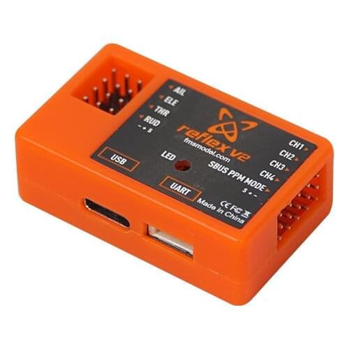 FMS Reflex V2 Flight Controller Gyro Stabilizer for FMS Warbird 70mm 80mm 980mm 1100mm 1400mm 1700mm 2000mm RC Airplanes