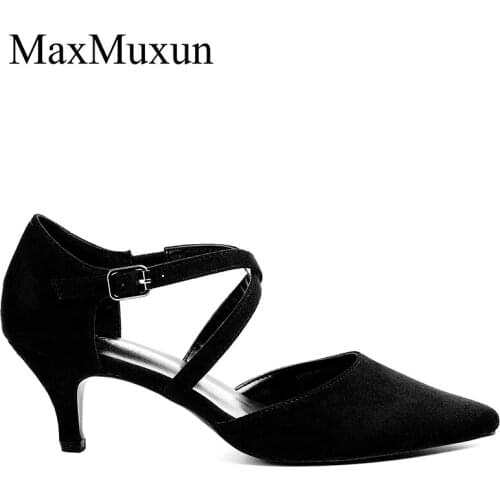 Обувь на низком каблуке MaxMuxun China At AliExpress