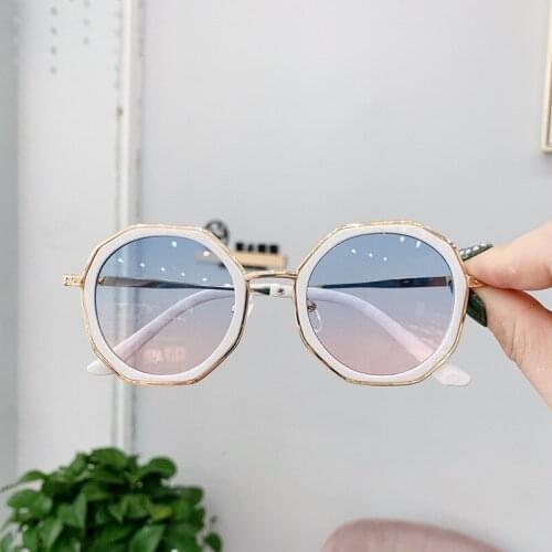 2021 new irregular childrens sunglasses for boys and girls baby creative sunshade sunglasses travel decorative glasses