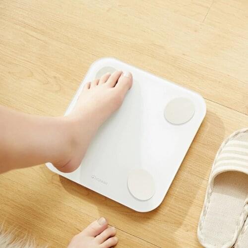 Original White Mini 2 Yunmai Scale Household Smart Weight Scale Premium Fat Percentage Electronic Floor Scales High Quality