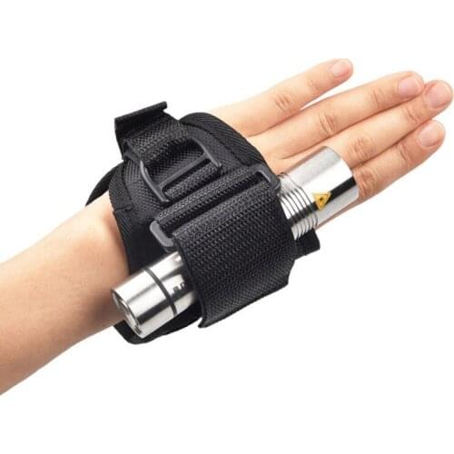 Underwater Scuba Diving Dive LED Torch Flashlight Holder Soft Neoprene Hand Arm Mount Wrist Strap Glove Drop Ship