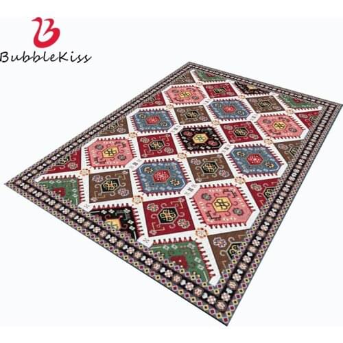 Bubble Kiss Geometric Ethnic Style Bedroom Decor Carpets 40X60cm Customized Carpet for Living Room Hot Sale Non-slip Floor Mats