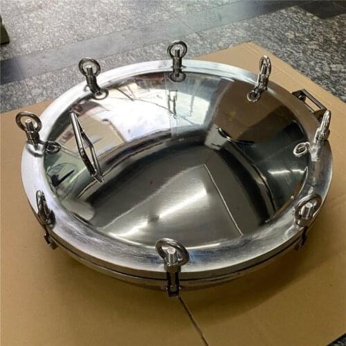 Grooved Flanged Manhole Hight Pressure 0.6Mpa Quick Opening Stainless Steel 304 Manhole Cover