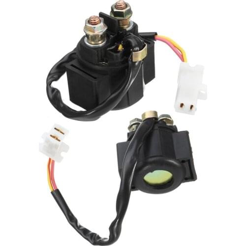 1PC Car Starter Relay Solenoid For Aprilia RSV 1000 Tuono MILLE AP8112927 150 AMP Black Car Accessories
