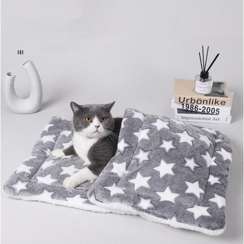 Soft Pet Blanket Winter Dog Cat Bed Mat