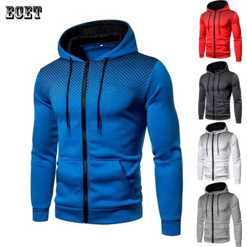 Fashion Mens Hoodie Streetwear New Casual Hooded Jacket Zipper Top Jogger Brand Sportswear Mens Clothing