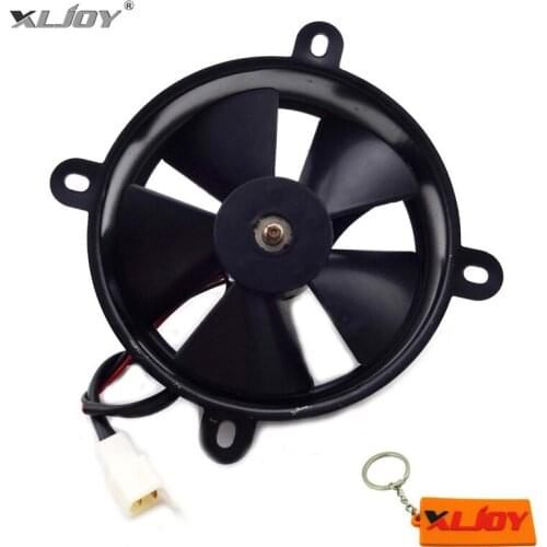XLJOY Radiator Cooling Fan For Chinese 200cc 250cc ATV Quad Go Kart Buggy Dirt Pit Motor Bike 4 Wheeler Motorcycle