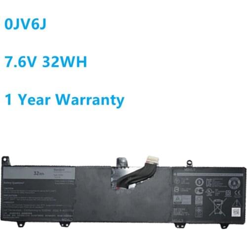 0JV6J New Laptop Battery for Dell Inspiron 11 8NWF3 3000 3162 3164 3168 P24T PGYK5 7.6V 32Wh