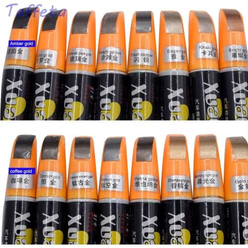 1pcs Gold Colors Car Repair Pen Car Pro Smart Coat Paint Scratch Car Smart Coat 12ML for JAC S2 S3 S5,car painting pen