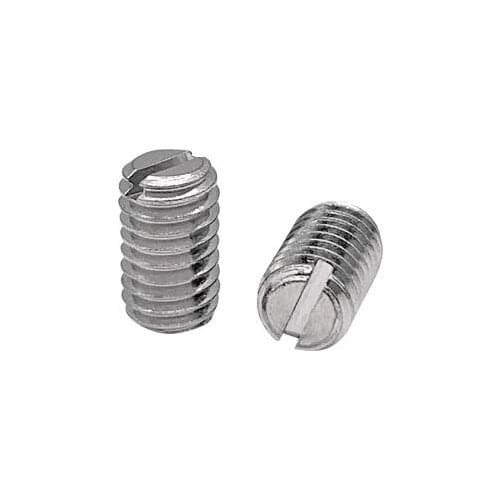 10pcs M1.6 flat end slotted screw one word set grups screws grup precision bolt stainless steel bolts GB73 3mm-6mm long