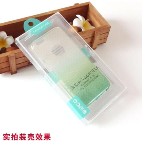 100 pcs Wholesale New Fashion PVC Blister Packaging Box for iPhone 6 6s 7 7 Plus Cell Phone Case with Inner Trays