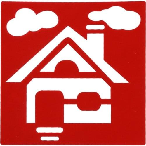 14*14 Wooden house pvc Layering Stencils for DIY Scrapbooking/photo album Decorative Embossing DIY Paper Cards Crafts