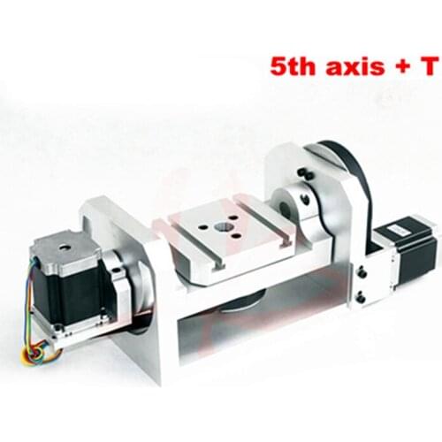 CNC 4th axis / 5th axis ( A aixs, Rotary axis ) with table for cnc router