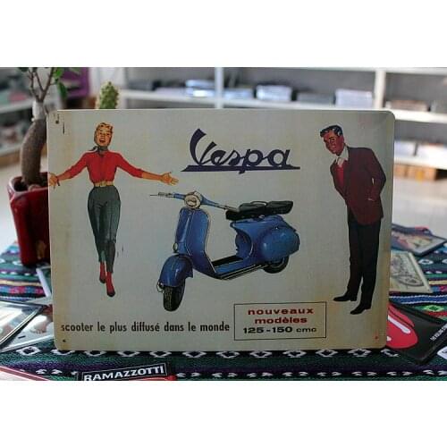 50pcs/lot Metal Sign shabby chic Metal Crafts Metal signs Vintage House bar Restaurant Motorcycle home decor M-06 20*30 CM Free