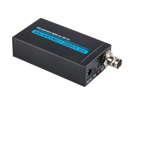 Free shipping 1080P SD-SDI/HD-SDI/3G-SDI To HDMI Converter Adapter with BNC port distance up 100 meters