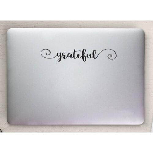 Grateful Decal Laptop Computer Front Sticker all Decal Cool Laptop Decals And Mural Art Vinyl Mural GA137