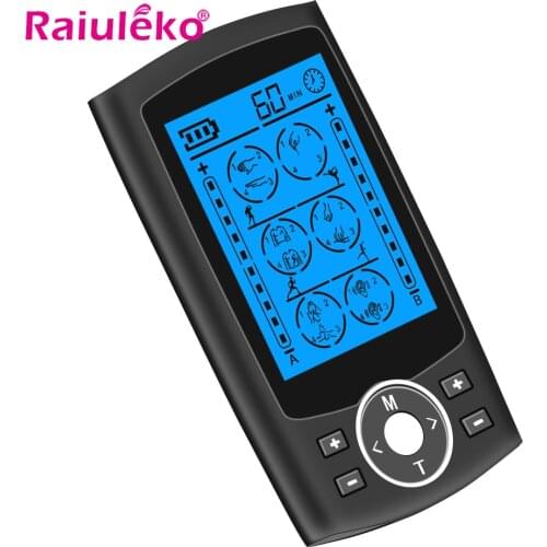 Digital Therapy Massager Tens Acupuncture Body Massage EMS Muscle Stimulator For Back Neck Foot Leg Relax Electrostimulator NEW