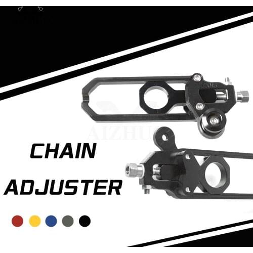 CNC Aluminum Motorcycle Chain Adjuster Rear Axle Spindle Chain Adjuster For BMW HP4 2012-2014 S1000RR 2009-2016 S1000R 2014 2015