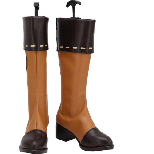 Game Genshin Impact Klee Cosplay Shoes Boots Halloween Costumes Accessory Custom Made