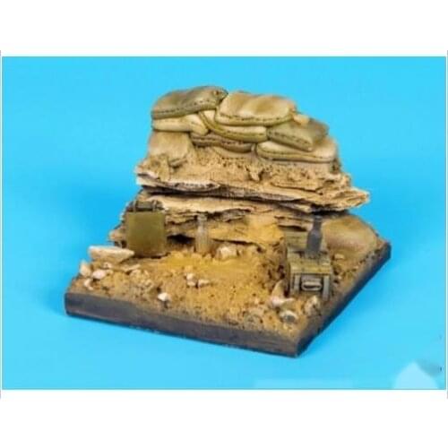 1/35 scale die-casting resin scene layout soldier background war scene model kit (60X60MM) d35093