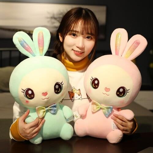 30-70cm Cartoon Cute Rabbit Plush Toys Sofa Decor Soft Bunny Pillow Stuffed Animals Doll for Kids Baby Girls Birthday Xmas Gifts