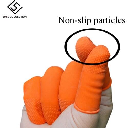 Disposable nitrile finger Cots sleeve anti-static fingertip sleeve waterproof beauty electronics Hand Set safety equipment