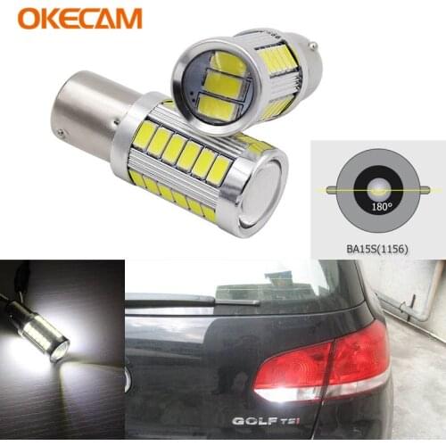 OKECAM LED Bulbs P21W (BA15s)