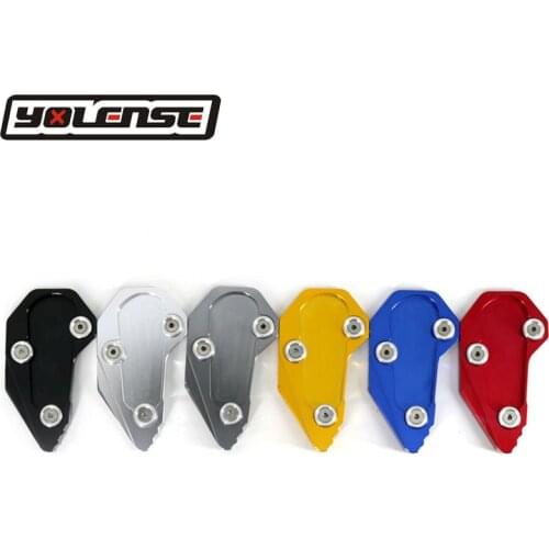 Motorcycle CNC Kickstand Foot Side Stand Extension Pad Support Plate Enlarge Stand For BMW R1200R R1200RS 2015 2016 2017 2018