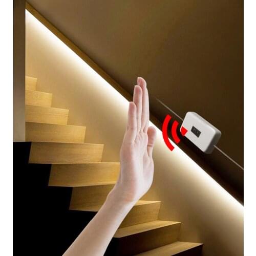 Under Cabinet Light Hand Sweep Switch USB LED Kithcen Lights Sensor Hand Movement Detection closet Night Lamp Indoor led quarto