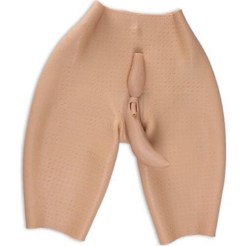 Lift Hip Artificial Sex Fake Shorts Silicone Realistic Vagina Panties Shemale Crossdresser Pussy Pants Transgender 6G Upgrade