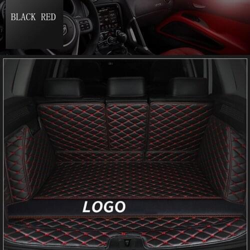 Full Coverage LOGO Car Trunk Mats for Mercedes E-CLASS W210 W212 W213 C207 C238 Convertible S-Class R-Class CLA Car Accessories