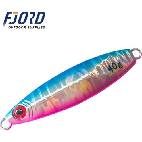 FJORD 20g 30g Metal Jig jigging Lure Fishing Lure Metal luminous Artificial baits