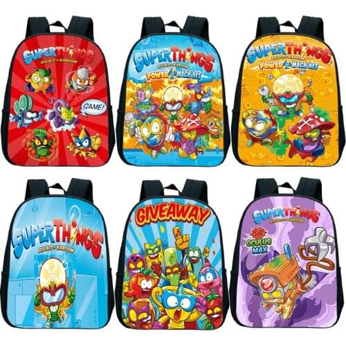 Plecak Super Zings Kindergarten Backpack For Kids Boys Girls Cartoon Super Things Toddler Knapsack Children Waterproof Mochila