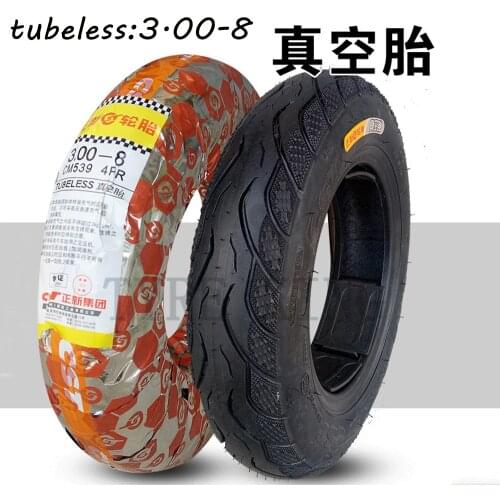 High Quality 3.00-8 Vacuum Tubeless Tire tyre for Gas and Electric Scooters Warehouse Vehicles Mini Motorcycle Scooter