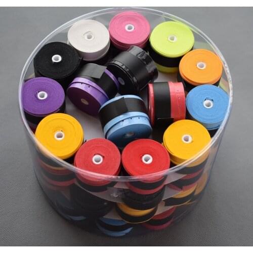 60 pcs/lot) Tennis Racket Grip Anti-skid Sweat perforated Badminton Grips Racquet Viscous Overgrip with Ventilation holes