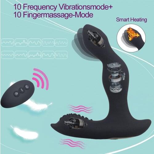 10 Frequency Male Vibrating Anal Sex Toys Remote Control Prostate Massager Anal Butt Plug Penis Dildo Vibrator for Anal