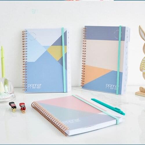 2022 Daily Weekly Monthly Planner Agenda Notebook A5 Yearly Management Students Schedules Stationery Office School Supplies