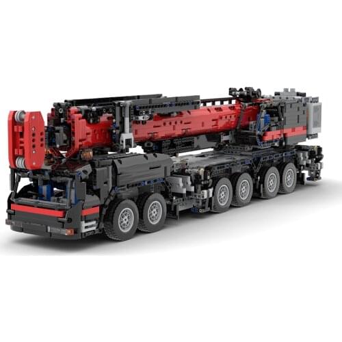 4325Pcs 2.4g Multichannel MOC RC Crane Bricks DIY Small Particle Building Block Toy With 11 Motors Boom Hook For Children Toys