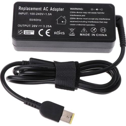 20V 3.25A 65W AC Power Supply Adapter for Lenovo G400 G500 G505 G405 ThinkPad X1 Carbon Yoga 13 Laptop Charger