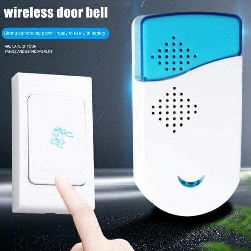 Doorbell Wireless Anti-Interference Wall Mounted Home Door Ring Bell Security Access Control System​​ NK-Shopping