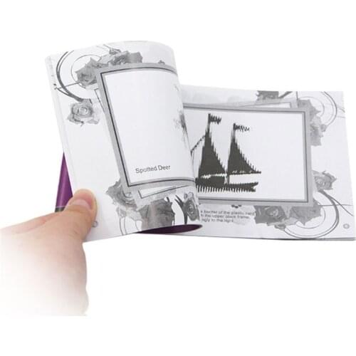 Thicker Version Magic Moving Images Books Magic Tricks Props Toys Animated Optical Illusions Kids Gifts WXTD