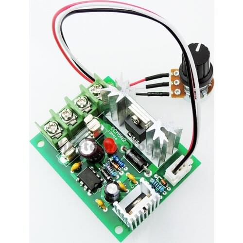 CCM5 PWM DC motor speed controller 12V24V30V120W controller with fuse