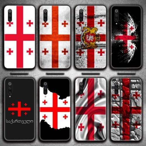 Georgia flag pattern Phone Case for Xiaomi Mi Note 10 Lite Mi 9T Pro xiaomi 10 10 CC9 Pro